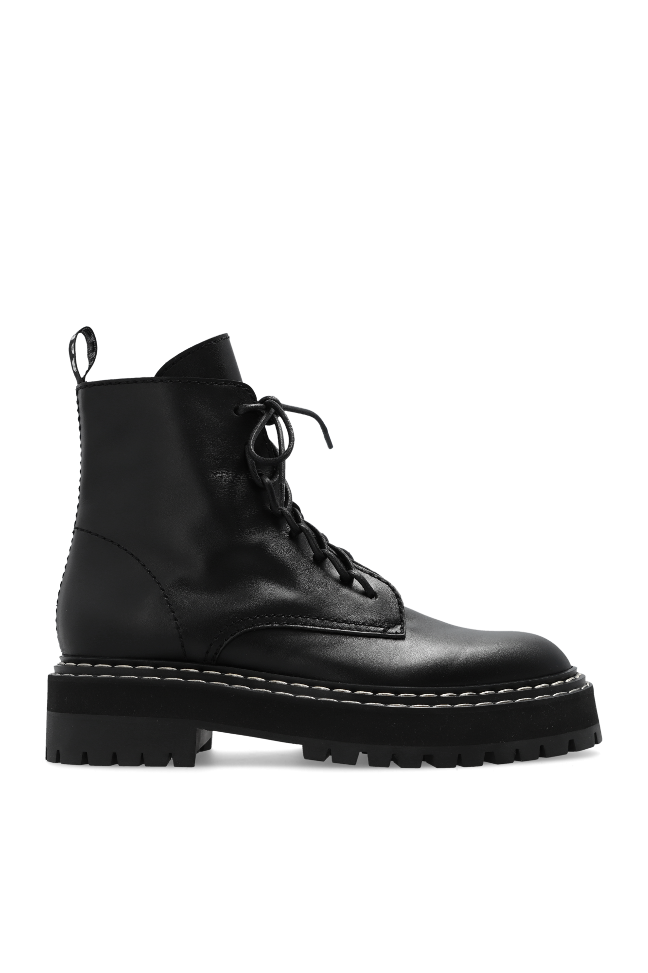 Black Combat boots Proenza Schouler Vitkac GB